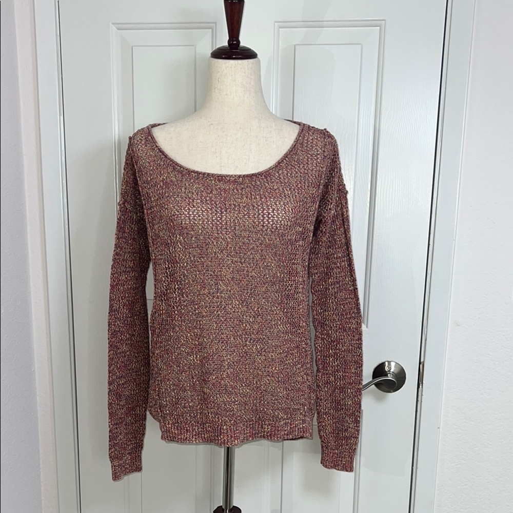 Mossimo Supply Co Brown Crew Neck Sweater‎ Size Large